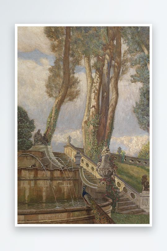 欧美风景画油画装饰画-众图网