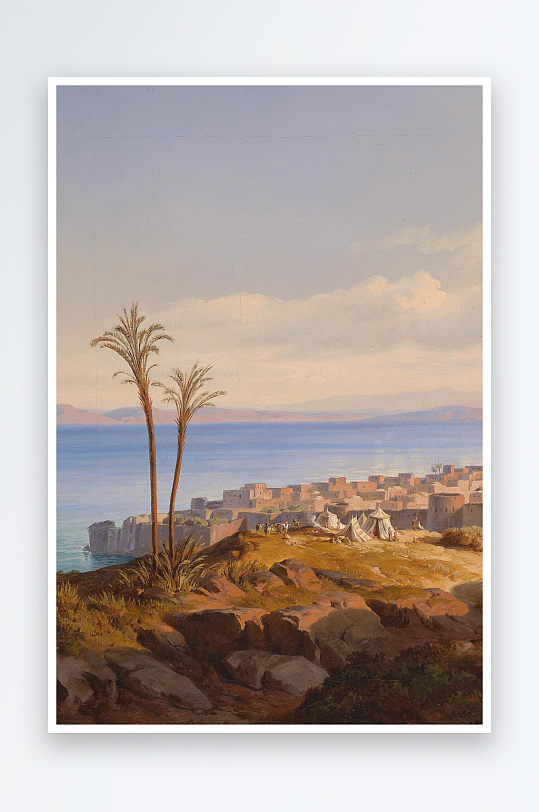 欧美风景画油画装饰画-众图网