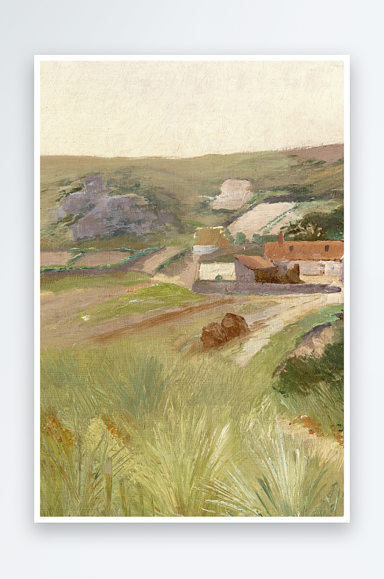 欧美风景画油画装饰画-众图网