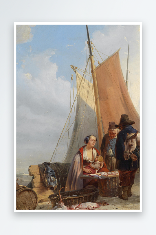 欧美风景画油画装饰画-众图网