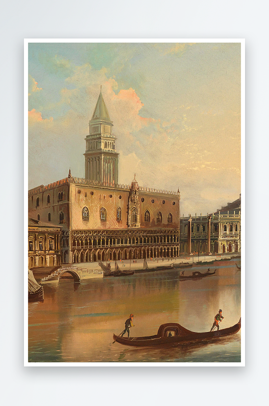 欧美风景画油画图片-众图网