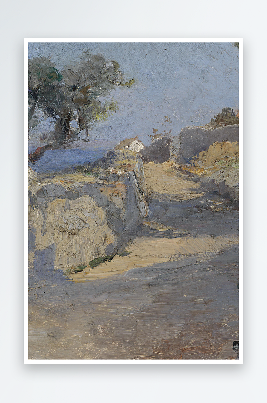 欧美风景画油画图片-众图网