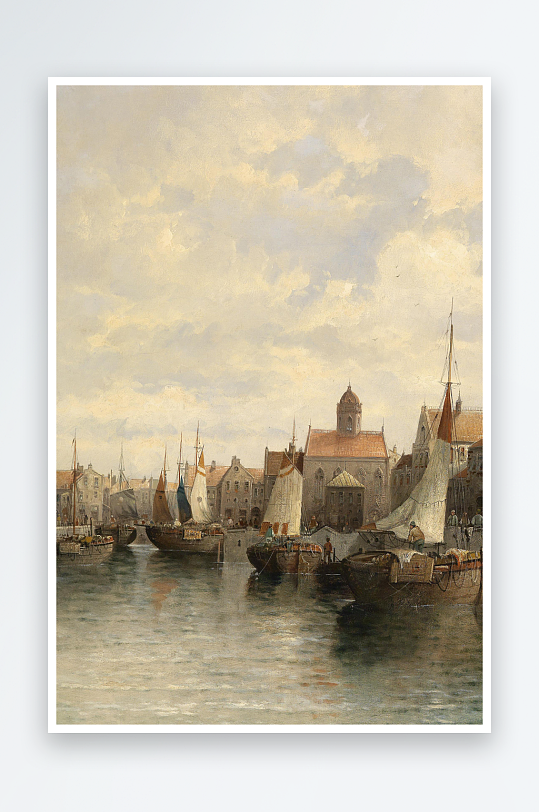 欧美风景画油画图片-众图网