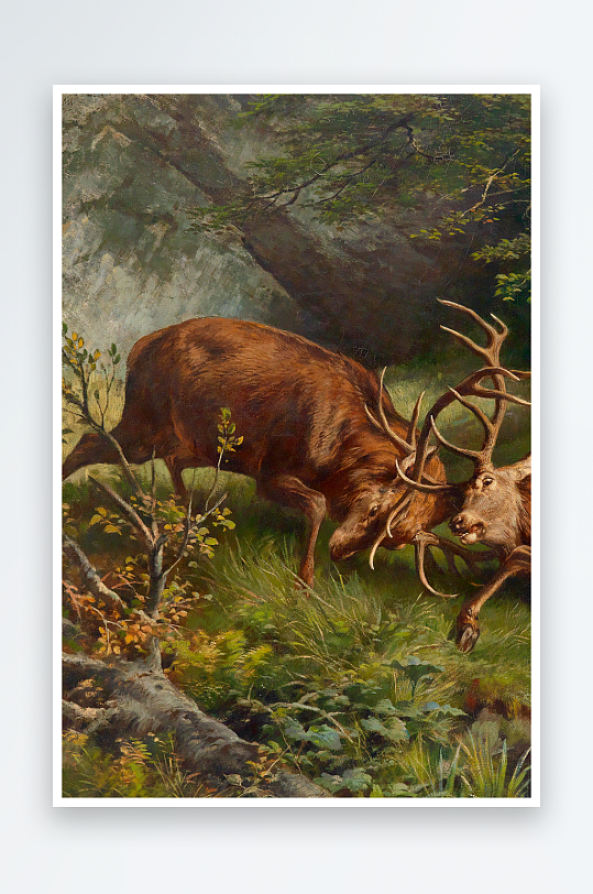 欧美风景画油画图片-众图网