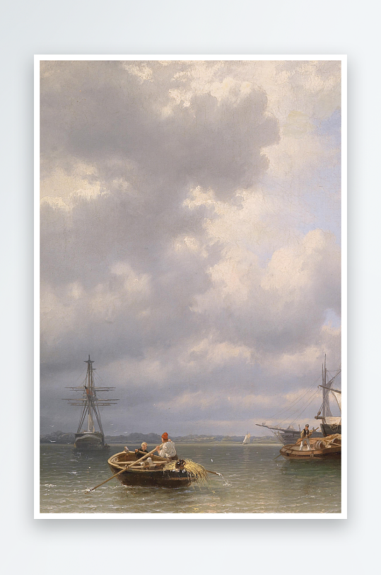 唯美欧美风景画油画图片-众图网