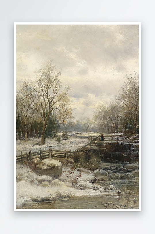 欧美风景画油画图片-众图网