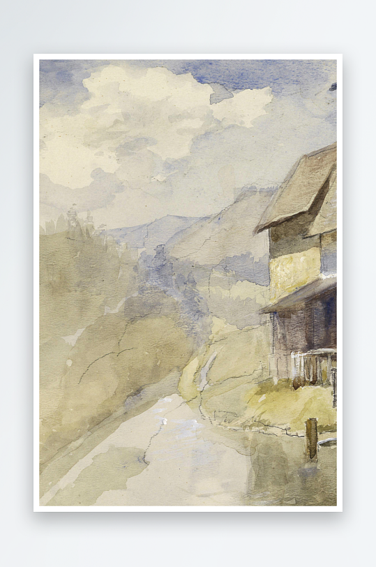 欧美风景画油画图片-众图网