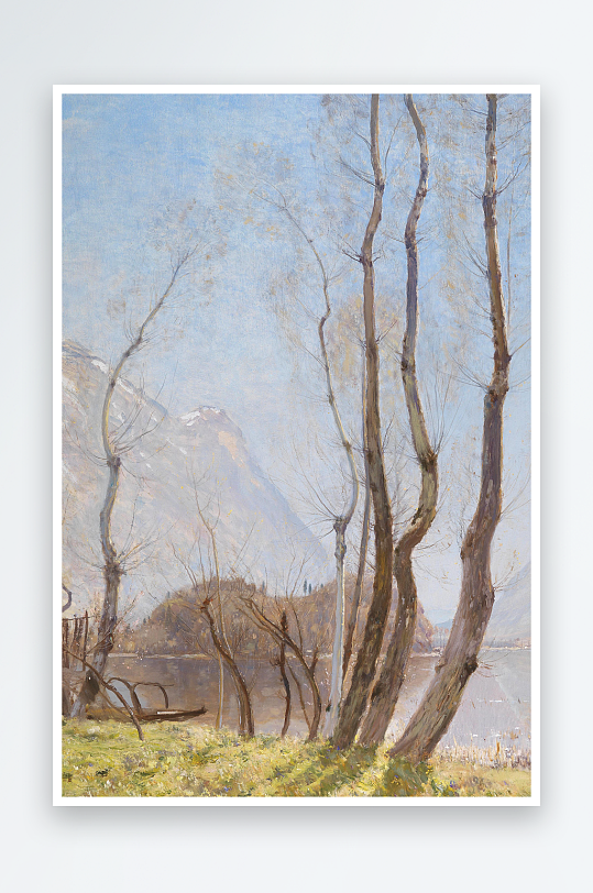 欧美风景画油画图片-众图网