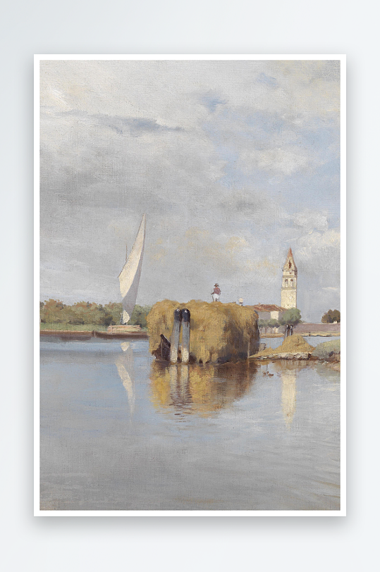 欧美风景画油画图片-众图网