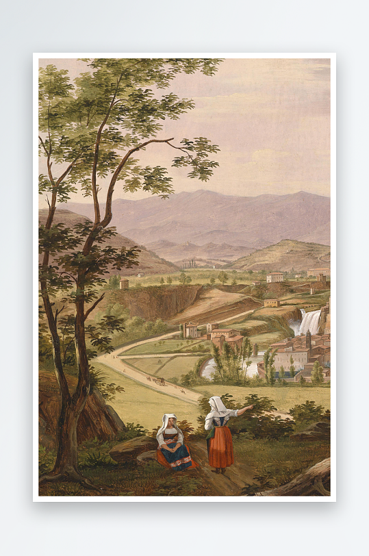 欧美风景画油画图片-众图网