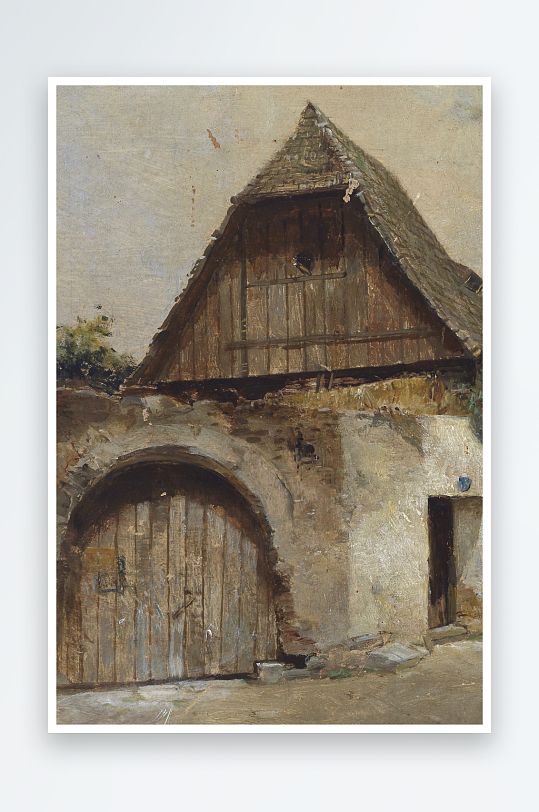 欧美风景画油画图片-众图网