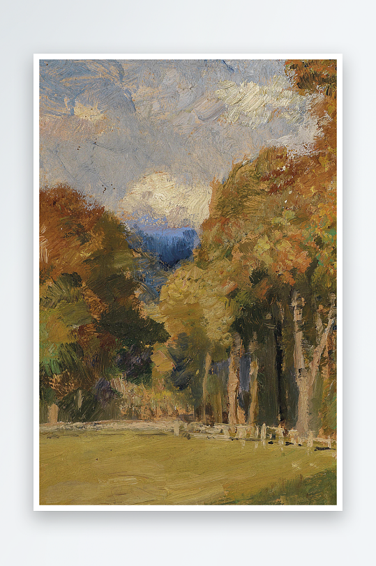 欧美风景画油画装饰画-众图网