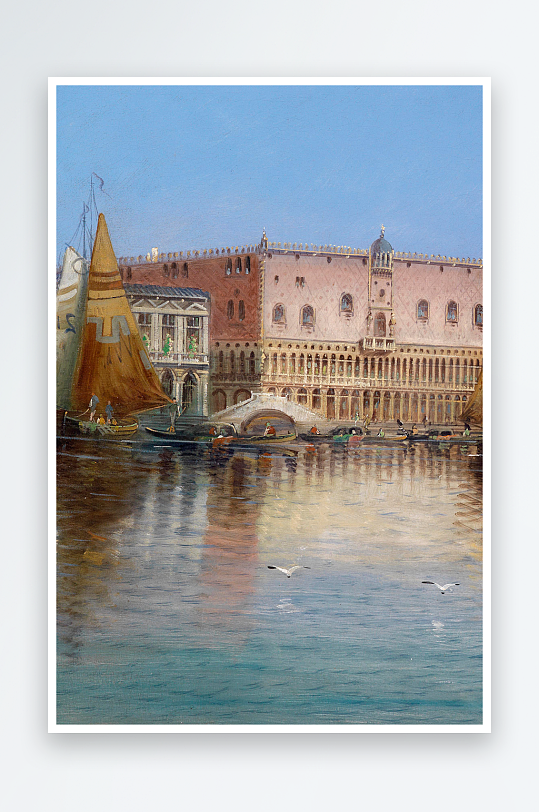 欧美风景画油画装饰画-众图网