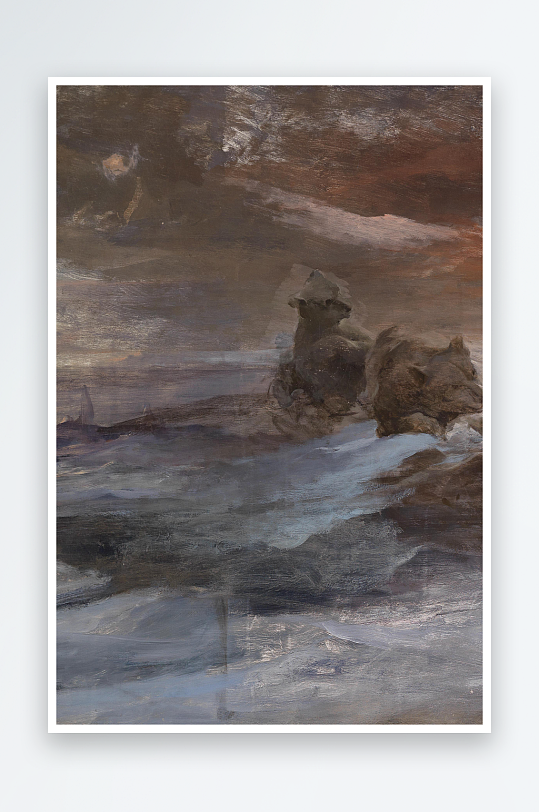 欧美风景画油画装饰画-众图网