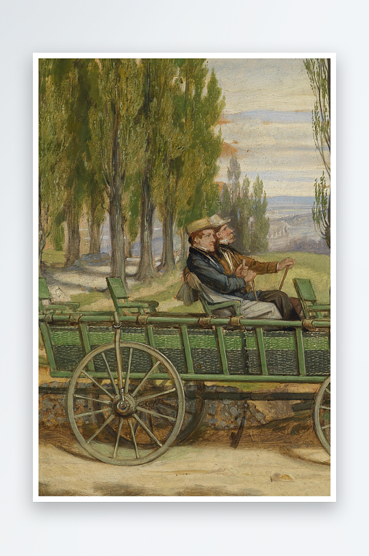 欧美风景画油画装饰画-众图网