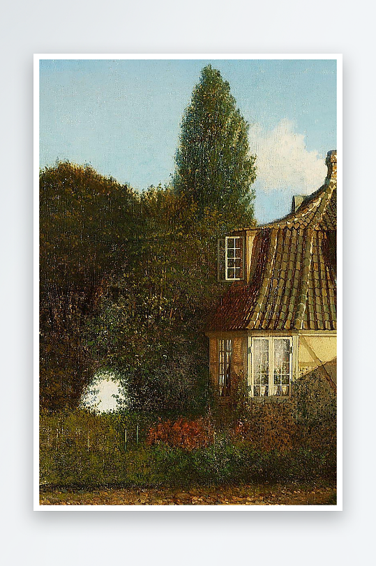 欧美风景画油画装饰画-众图网