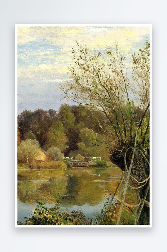 欧美风景画油画装饰画-众图网