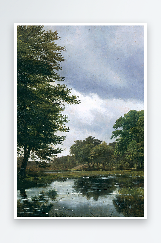 欧美风景画油画装饰画-众图网