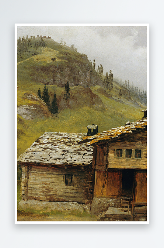 欧美风景画油画装饰画-众图网