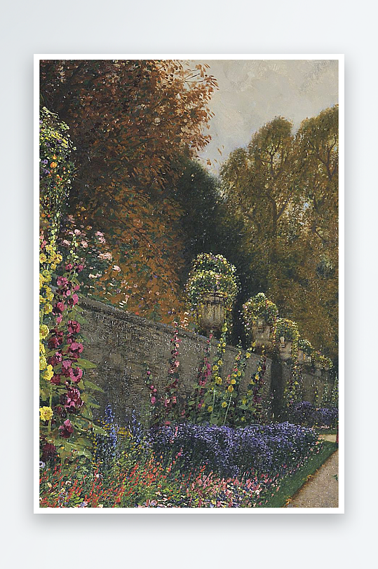 欧美风景画油画装饰画-众图网