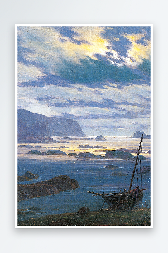 欧美风景画油画装饰画-众图网