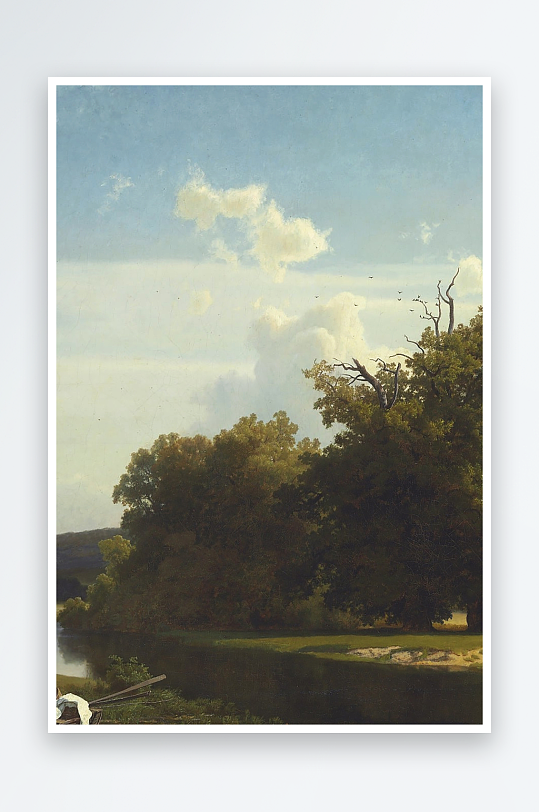 风景画欧式油画装饰画-众图网