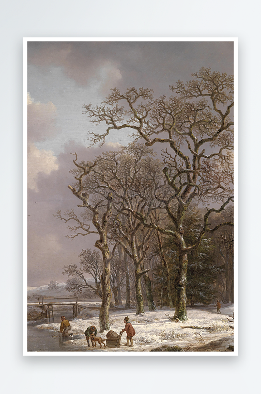 风景画欧式油画装饰画-众图网