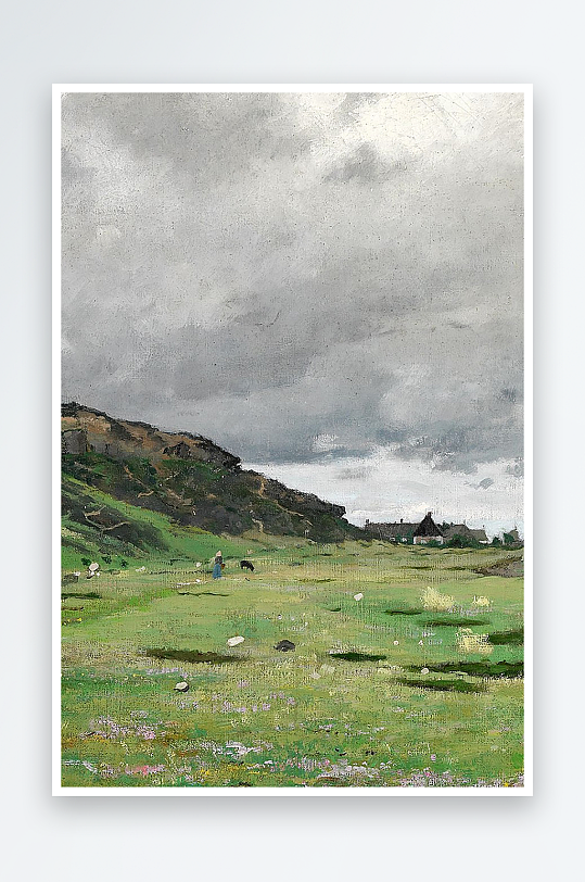 风景画欧式油画装饰画-众图网