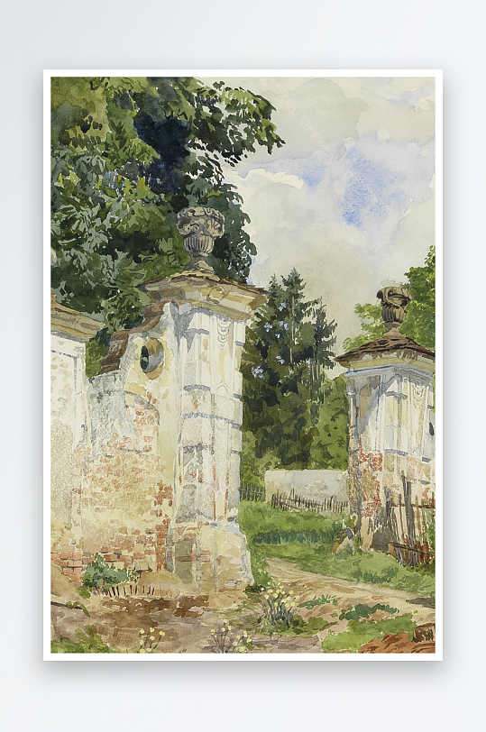 风景画欧式油画装饰画-众图网