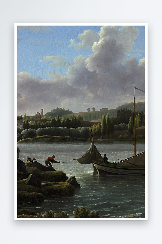 风景画欧式油画装饰画-众图网