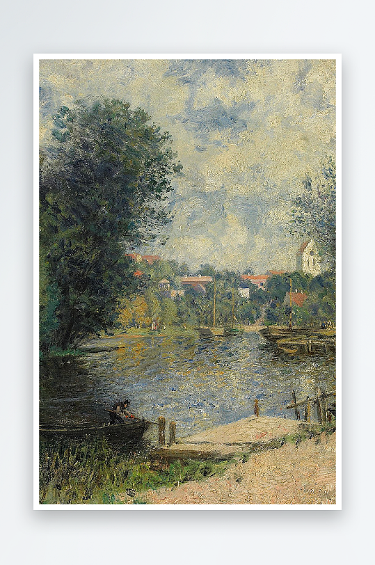 风景画欧式油画装饰画-众图网