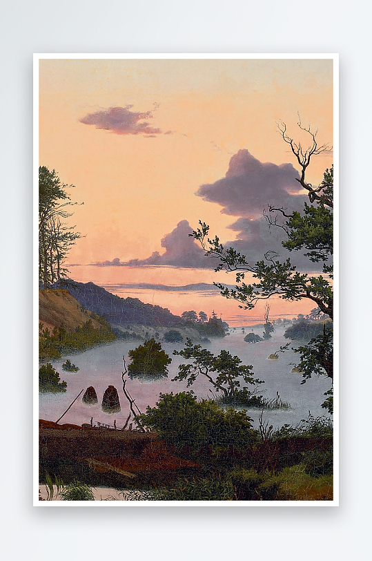 风景画欧式油画装饰画-众图网