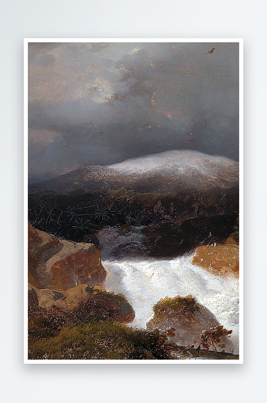 风景画欧式油画装饰画-众图网