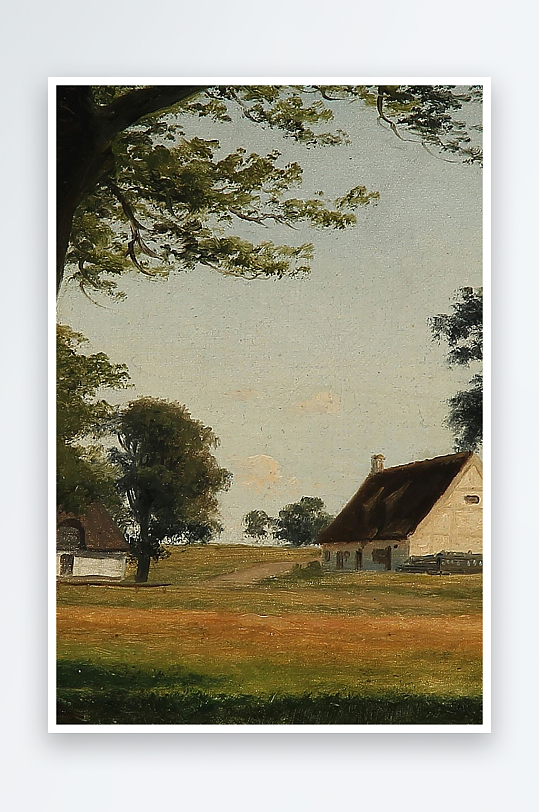 风景画欧式油画装饰画-众图网