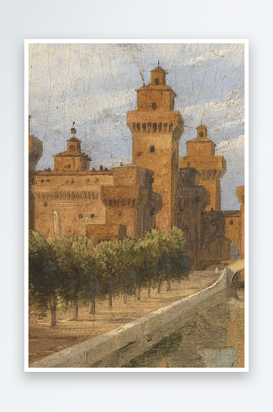 大气风景画欧式油画-众图网