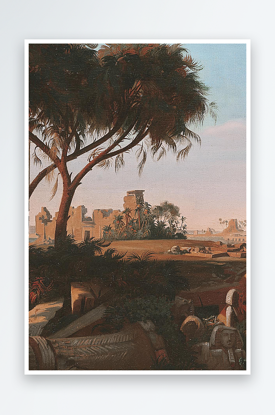 大气风景画欧式油画-众图网