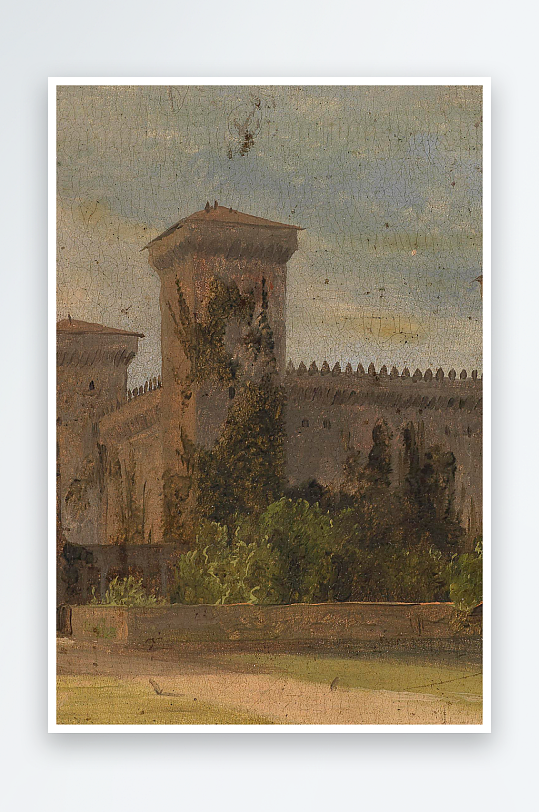 大气风景画欧式油画-众图网