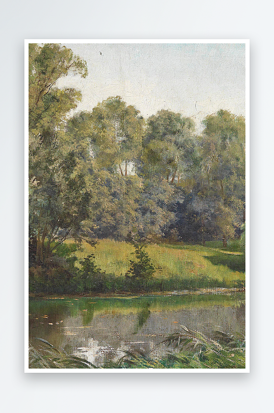 大气高清风景画欧式油画-众图网