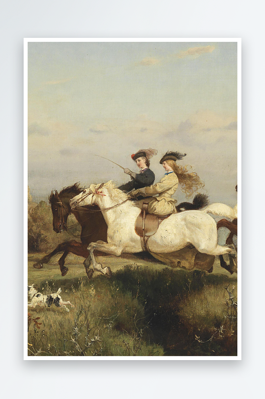 油画唯美风景画欧式装饰画-众图网