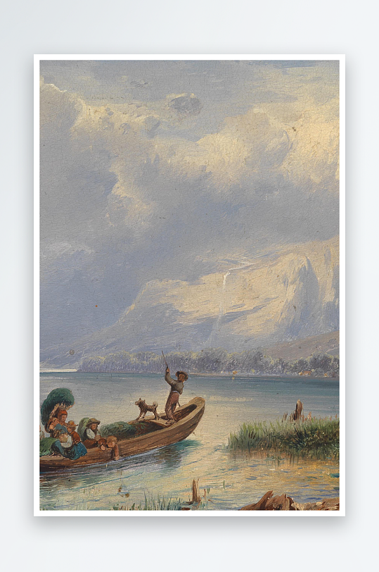 油画风景画欧式装饰画-众图网