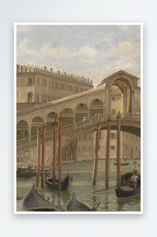 油画风景画欧式装饰画-众图网