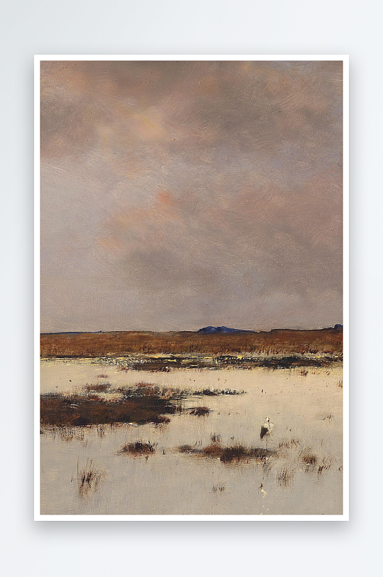 高清油画风景画欧式装饰画-众图网