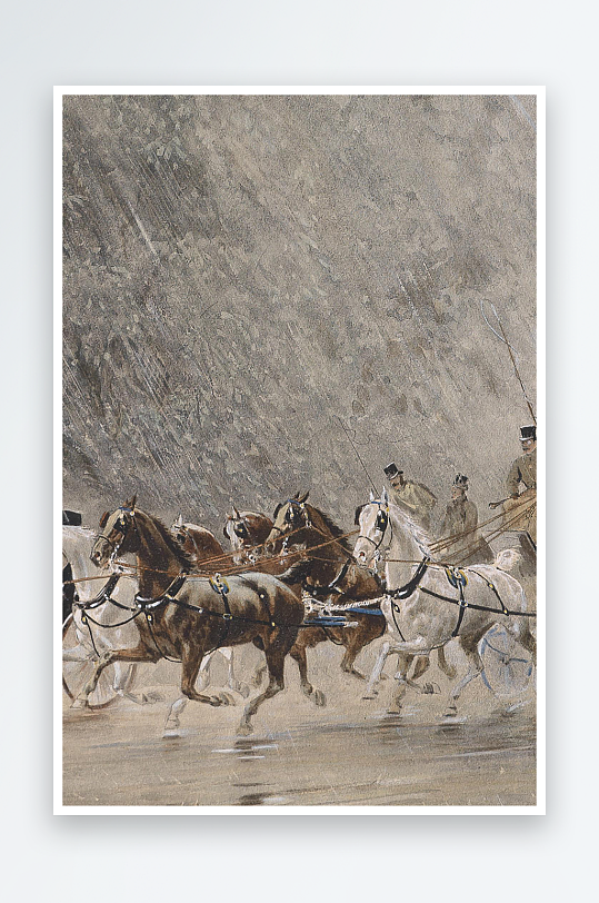 高清油画风景画欧式装饰画-众图网