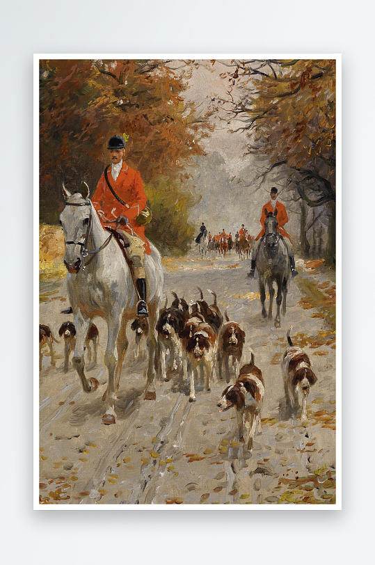 唯美高清油画风景画欧式装饰画-众图网