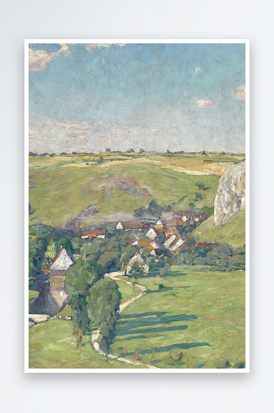 唯美高清油画风景画欧式装饰画-众图网