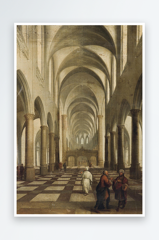 高清油画风景画欧式装饰画-众图网