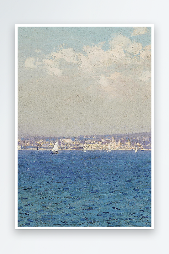 高清油画风景画欧式装饰画-众图网