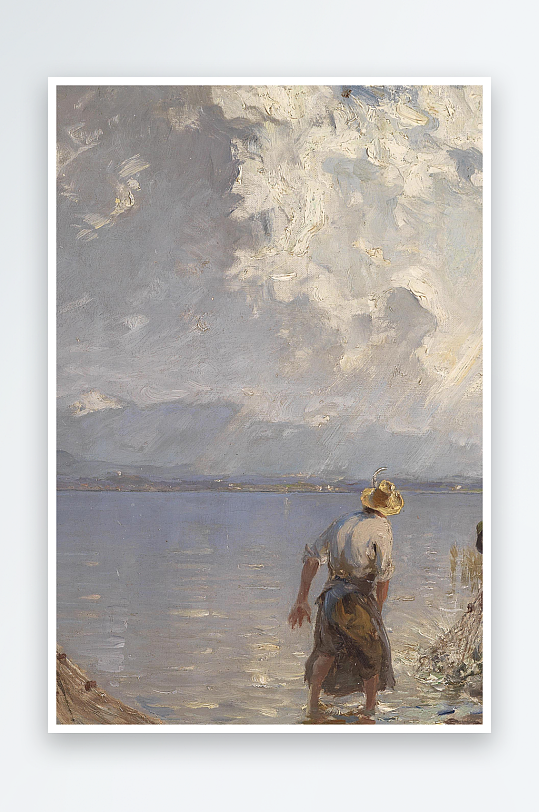 高清油画风景画欧式装饰画-众图网