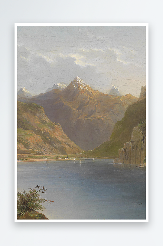 高清油画风景画欧式装饰画-众图网