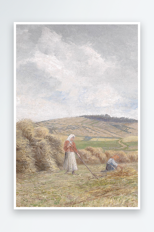 唯美油画风景画欧式装饰画-众图网